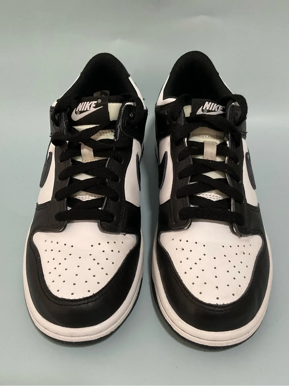 Nike Dunk Low GS Black White Panda Sneakers Size US 6Y